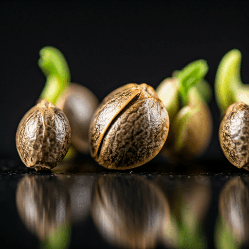 Semillas De Cannabis En Germinación de semillas